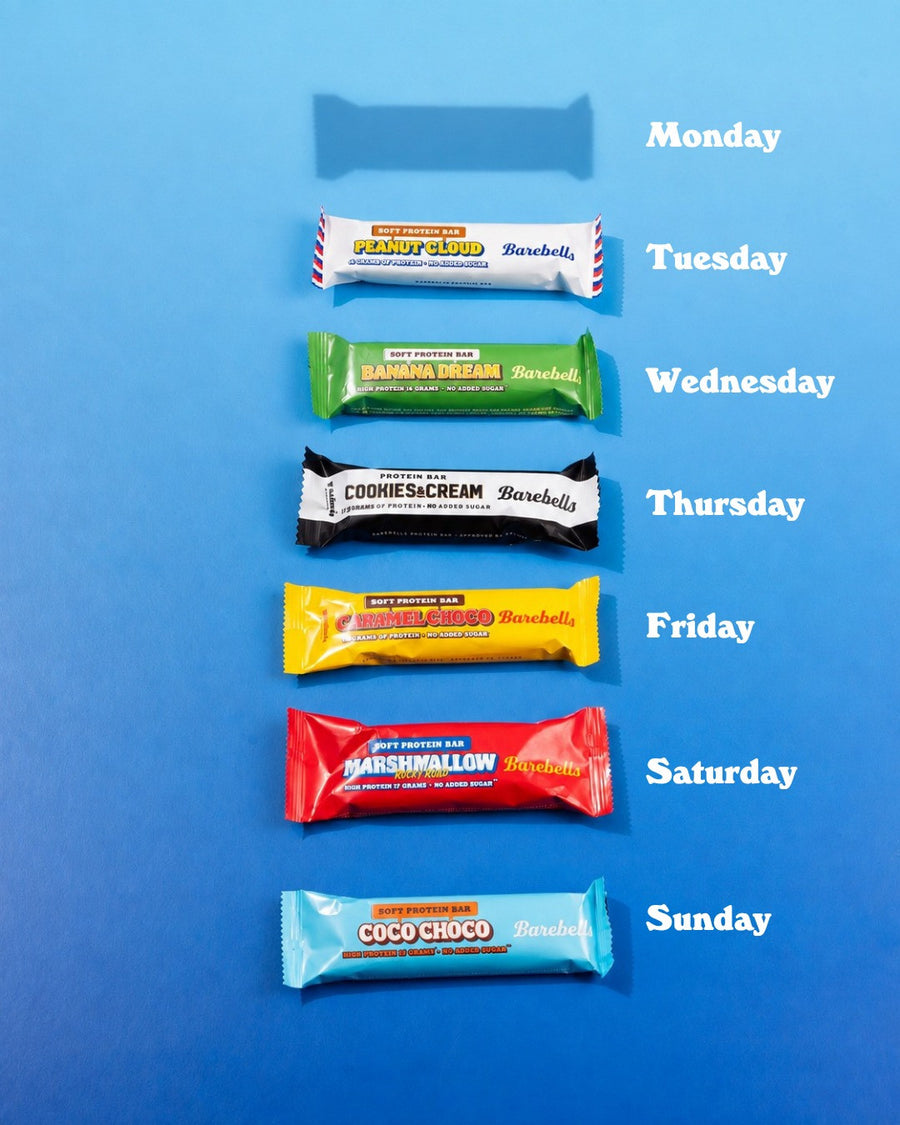 What does your weekly snack schedule look like? 🤤

 #barebells #SnackTime