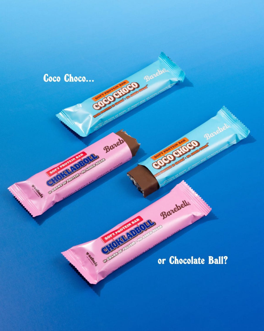Choose your fighter. Coco Choco or Chocolate Ball? 🩵🩷 

#barebells